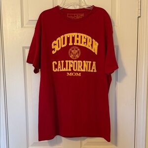 University of Southern California (USC) Mom Red T-Shirt